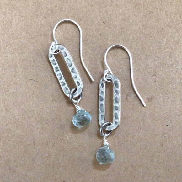 Aquamarine Sundance Charm Earrings - Picture 5 of 9